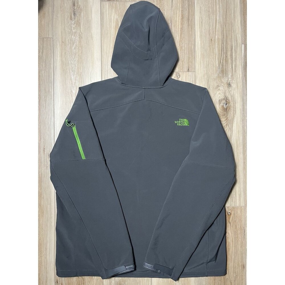The North Face Soft Shell Hiking Fleece Lined Gray Jacket - Men Size XL - Picture 12 of 13